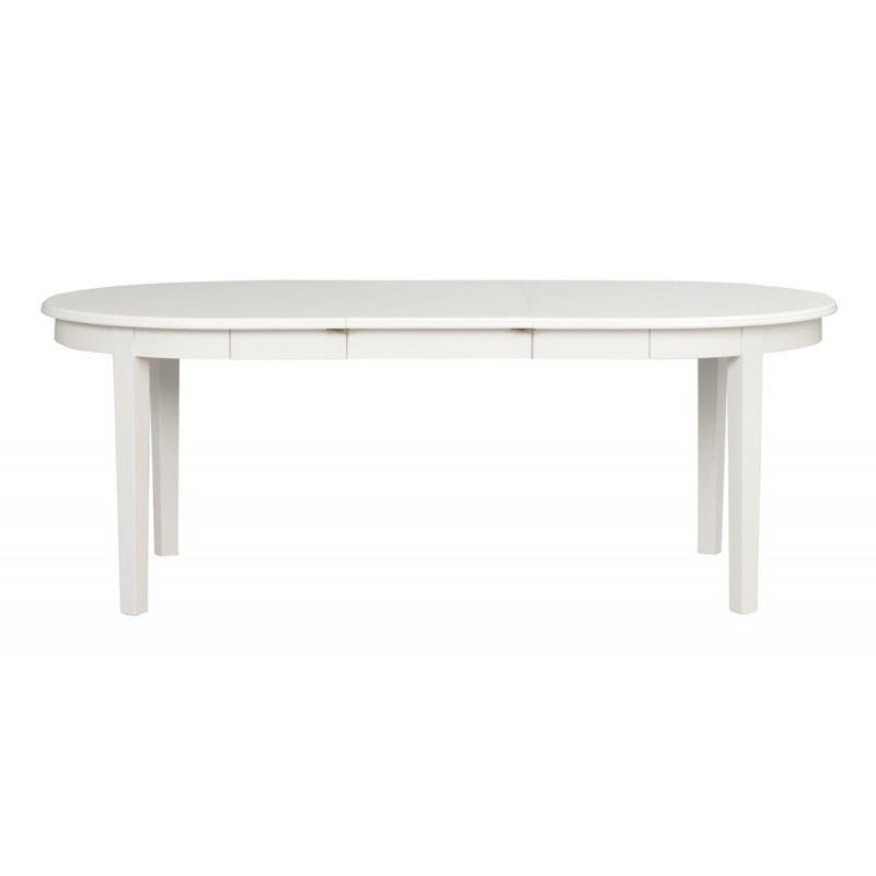 RO Koste Extending Dining Table Oval White